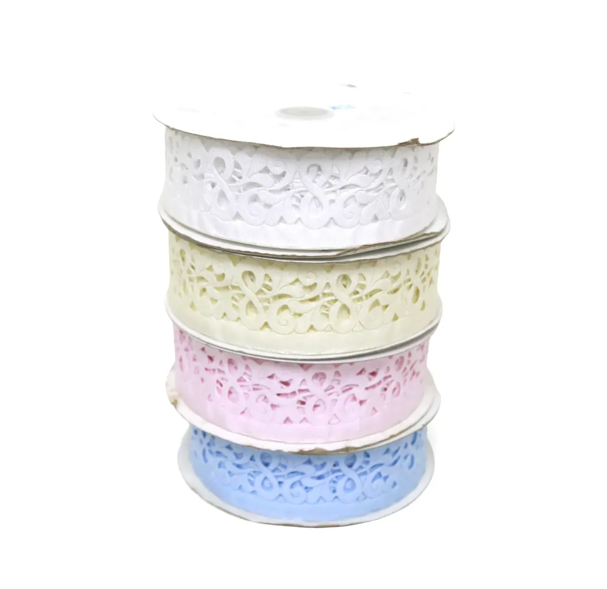 Scroll Lace Organza Ribbon