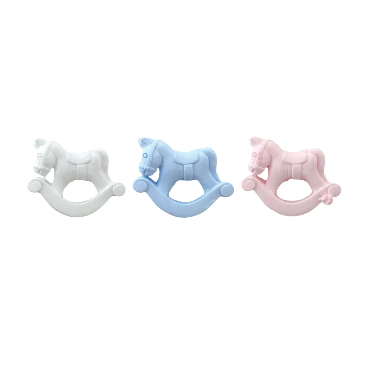 Rocking Horse Resin Decor Baby Shower Ornament