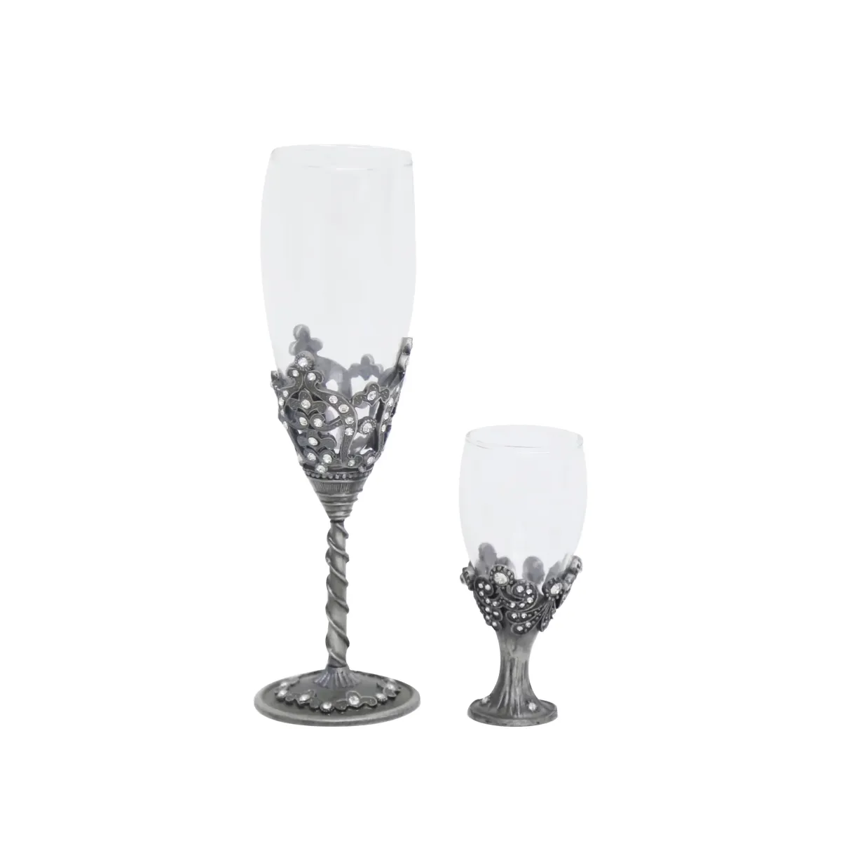 Anti-Silver Glass Goblet