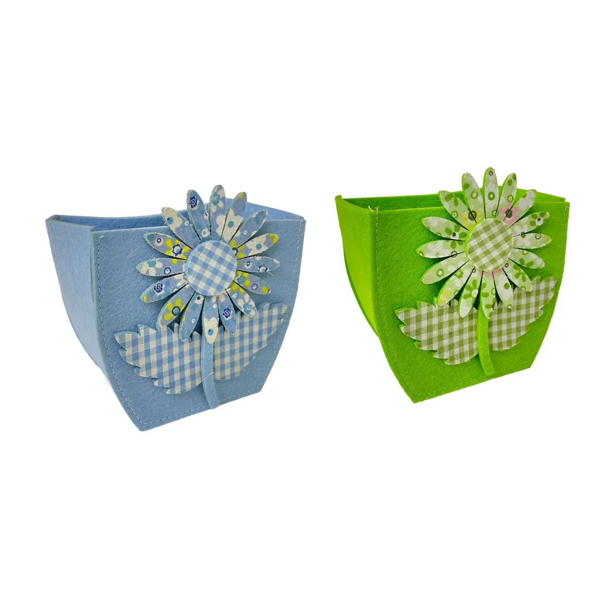 Large Flower Wool Bag