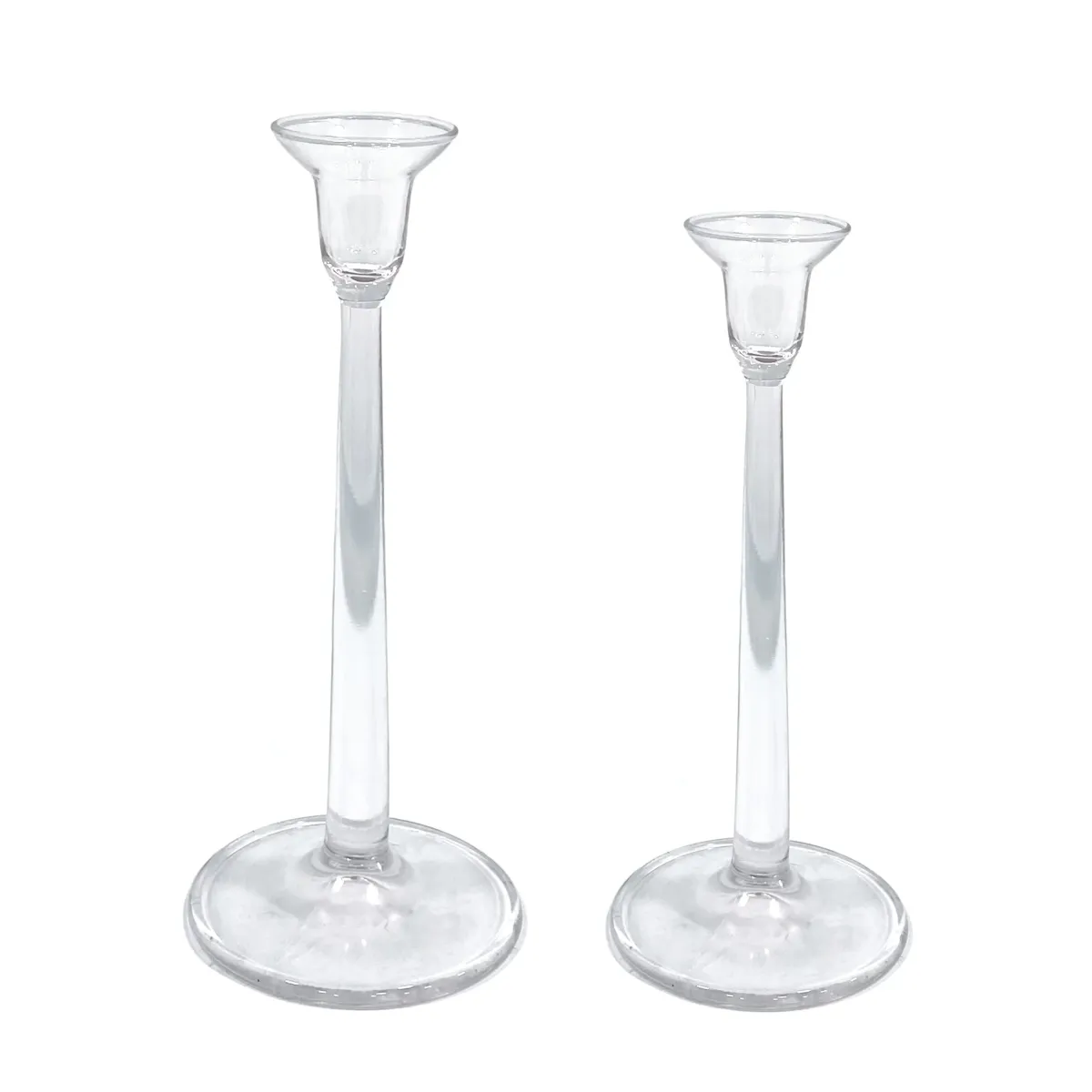 Clear Decorative Glass Candle Holder
