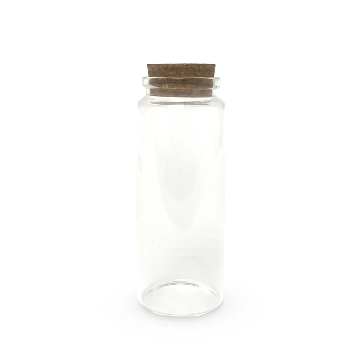 Glass Bottle With Cork Cover