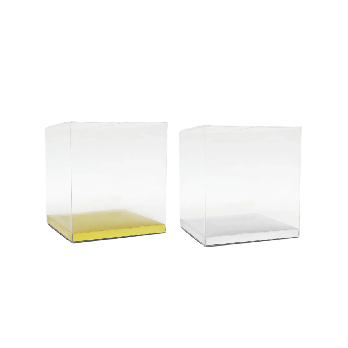 Metallic Base Folded PVC Box for Elegant Packaging