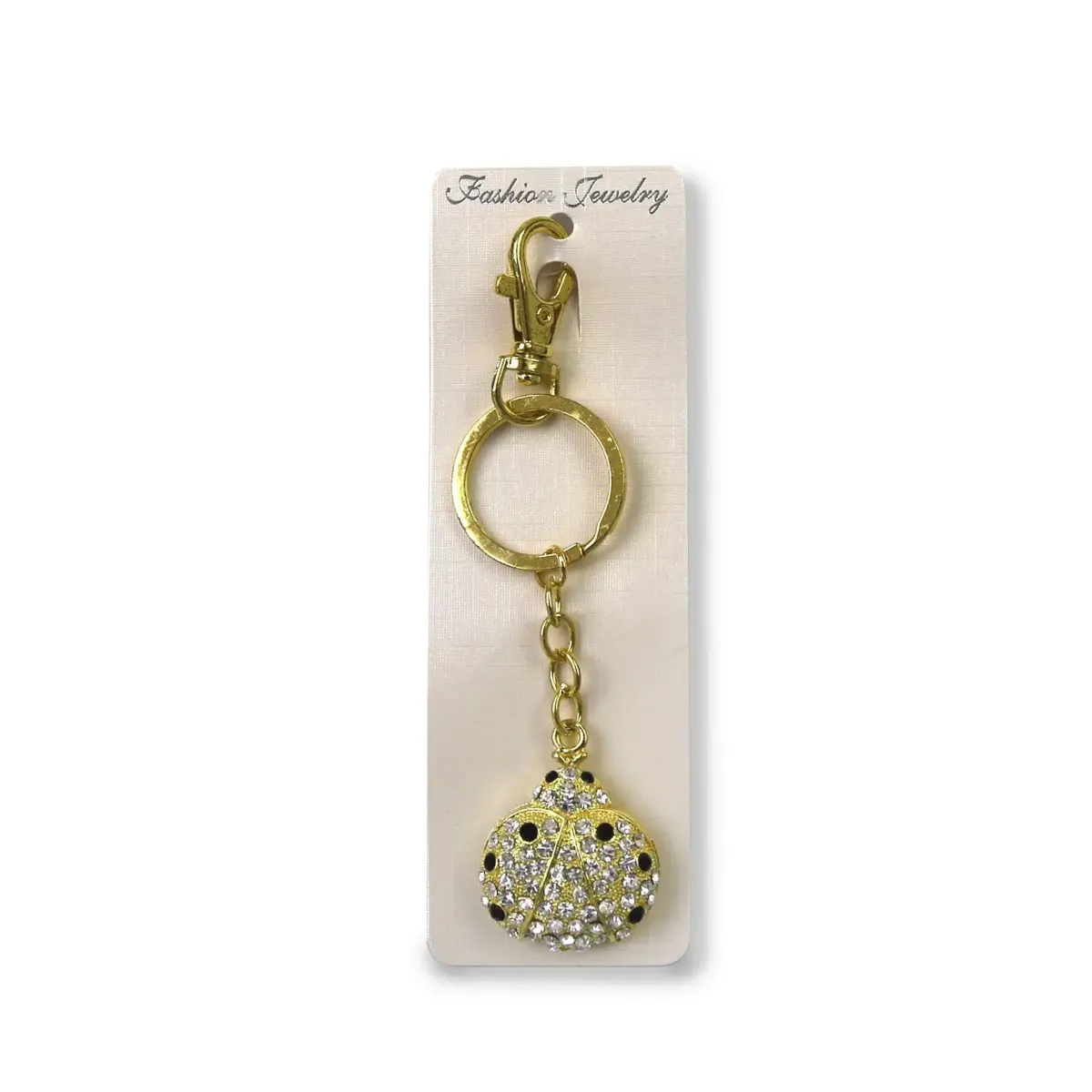 Strassed Ladybird Key Chain