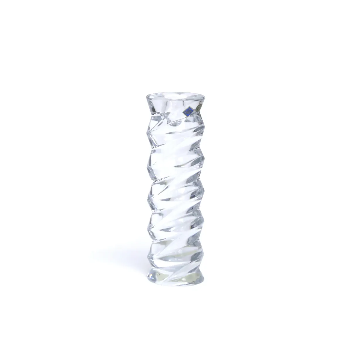 Bohemia Crystal Candlestick Holder Transparent