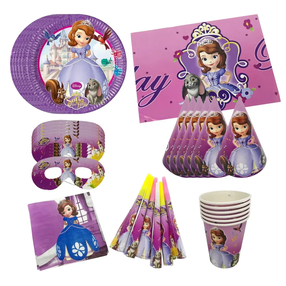 Sofia Birthday Party Set – A Royal Celebration for Your Princess!