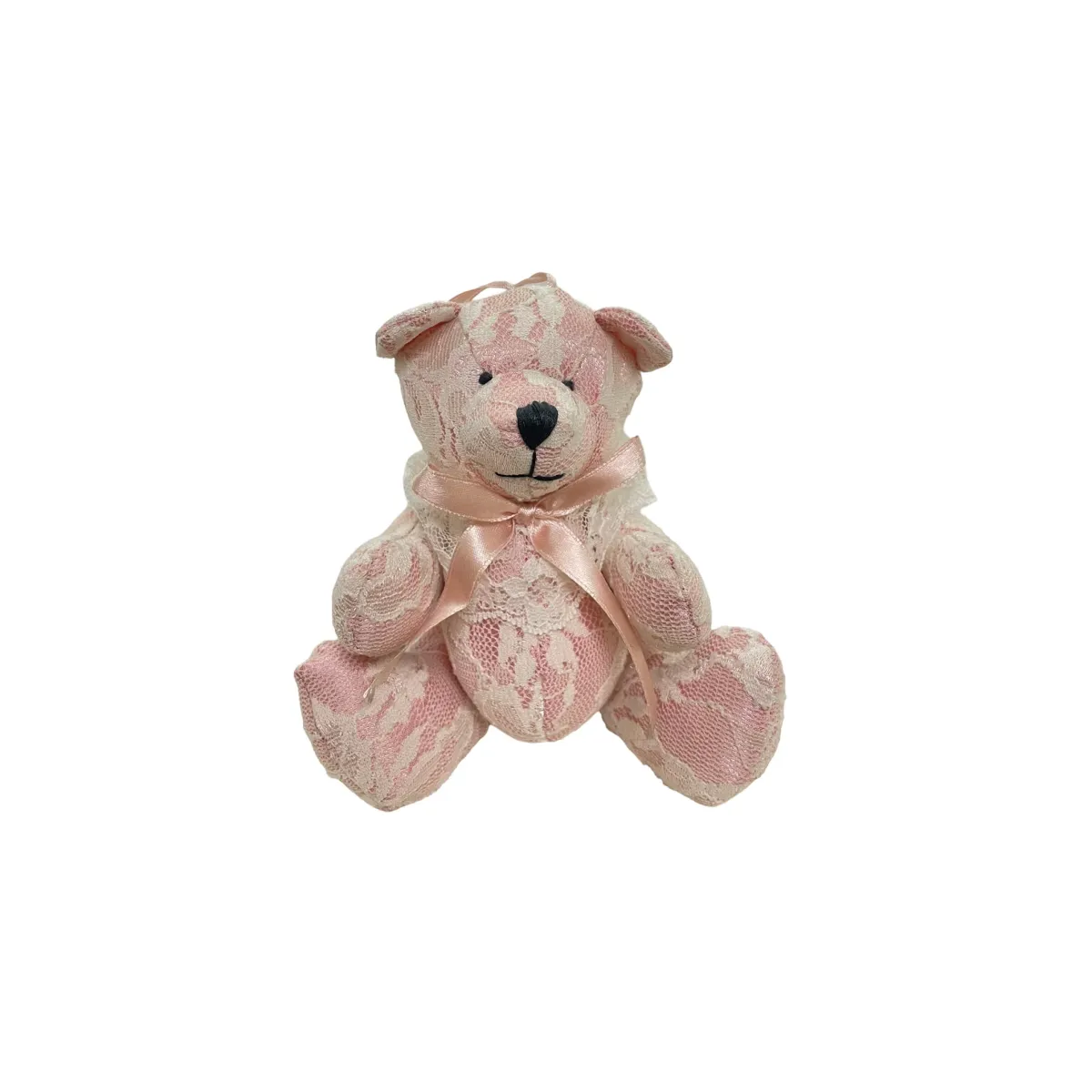 Sitting Lace Bear Ornament