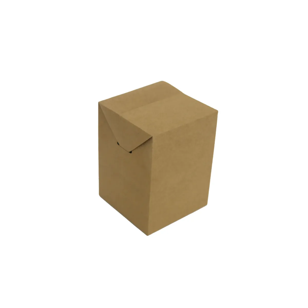 Folded Kraft Square Carton Box