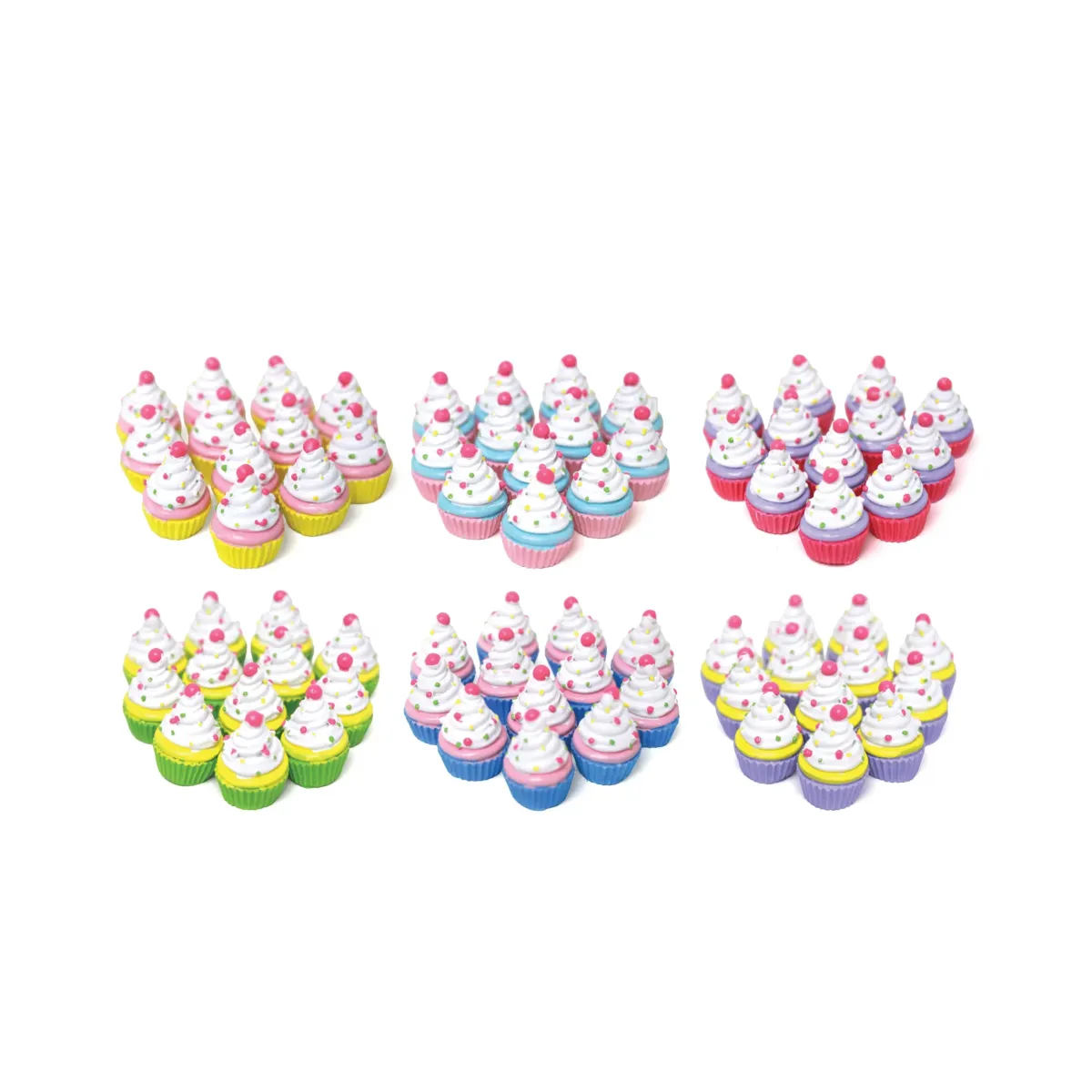 3D Resin Cupcake Motif – Cute Dessert Craft Decor