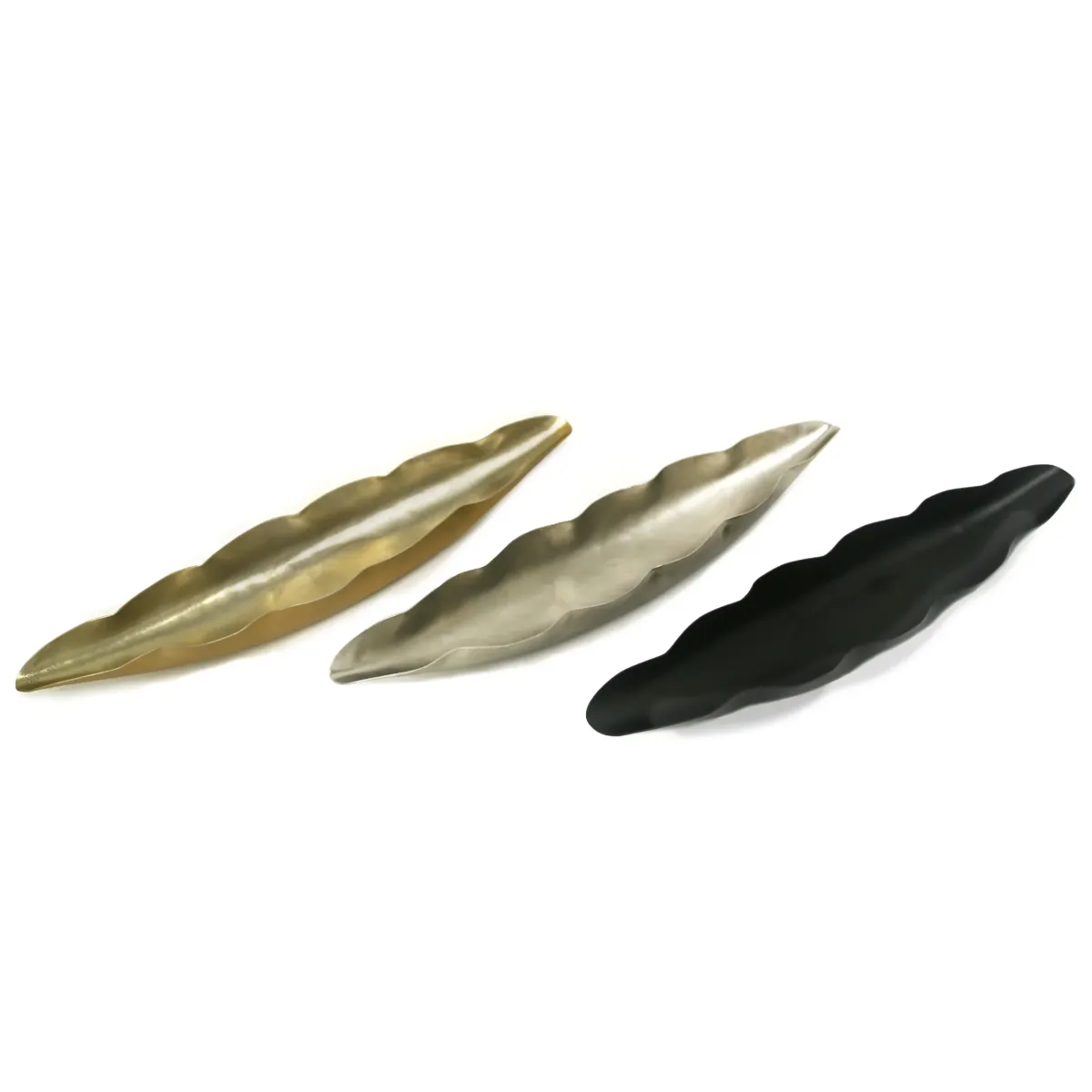 Alu Organic HMD Long Boat Bowl – 58 cm Metallic