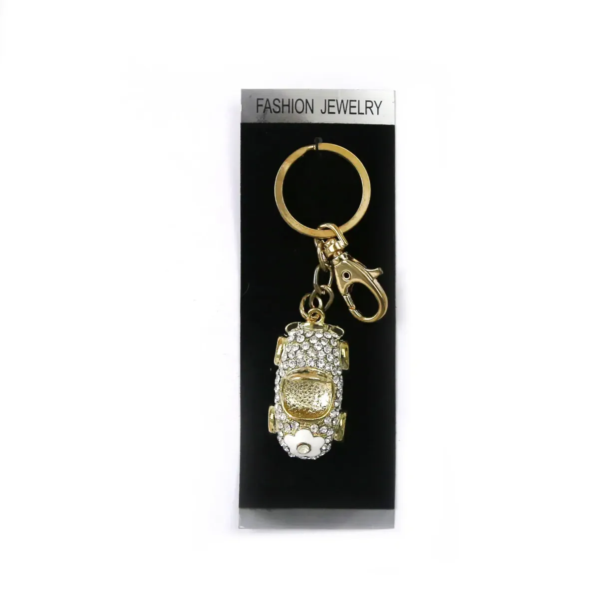 Strassed Coverless Car Key Chain for Elegant Style
