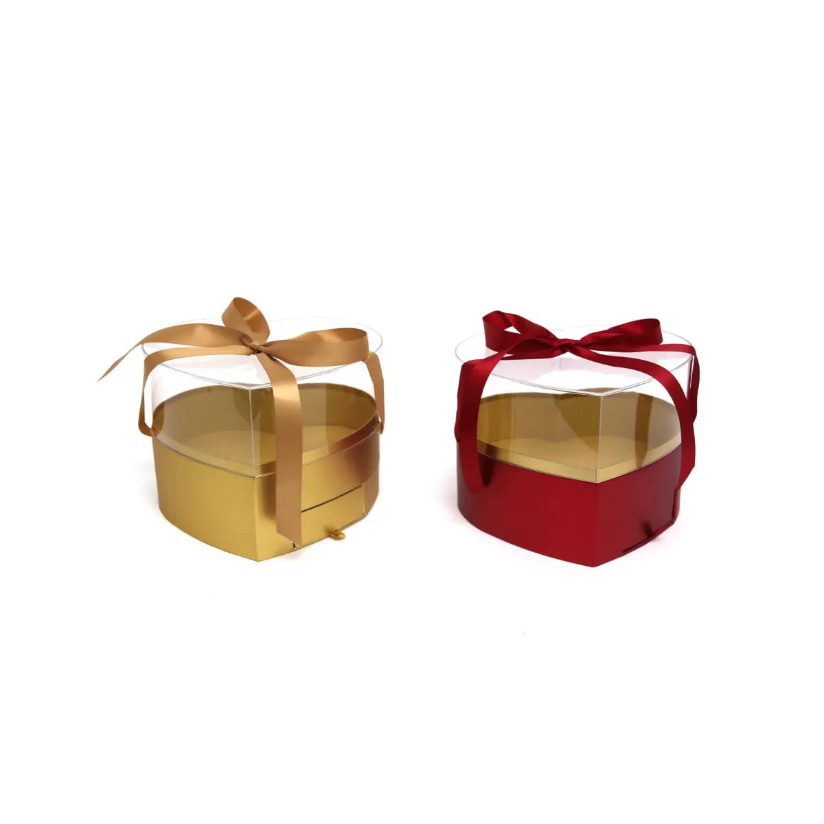 PVC Cover & Drawer Heart Gift Box