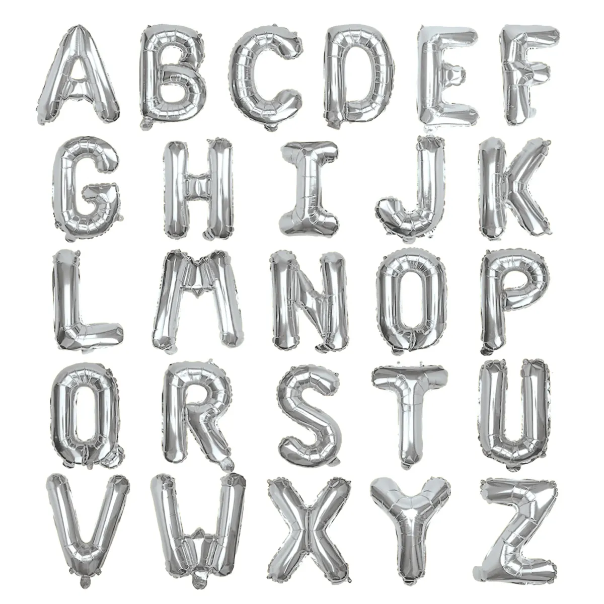 Silver Letter Balloon