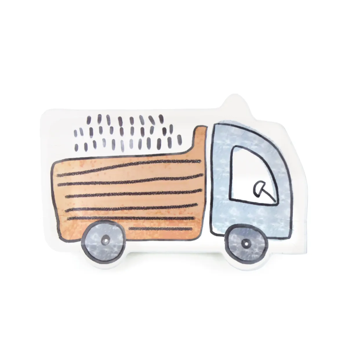 Truck Shape Carton Plates – Kids Party Plates