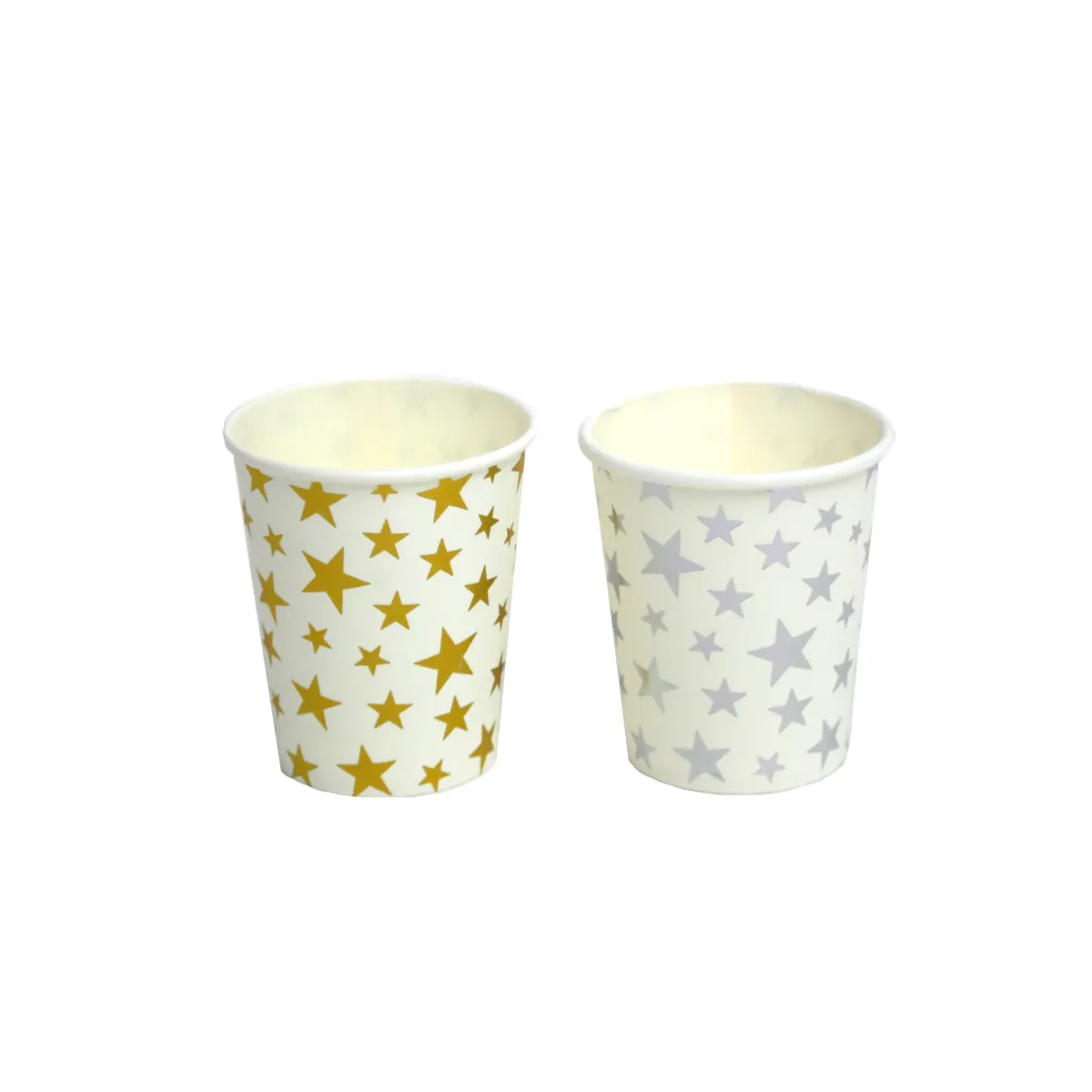Gold Star Paper Cup – Festive Party Drinkware