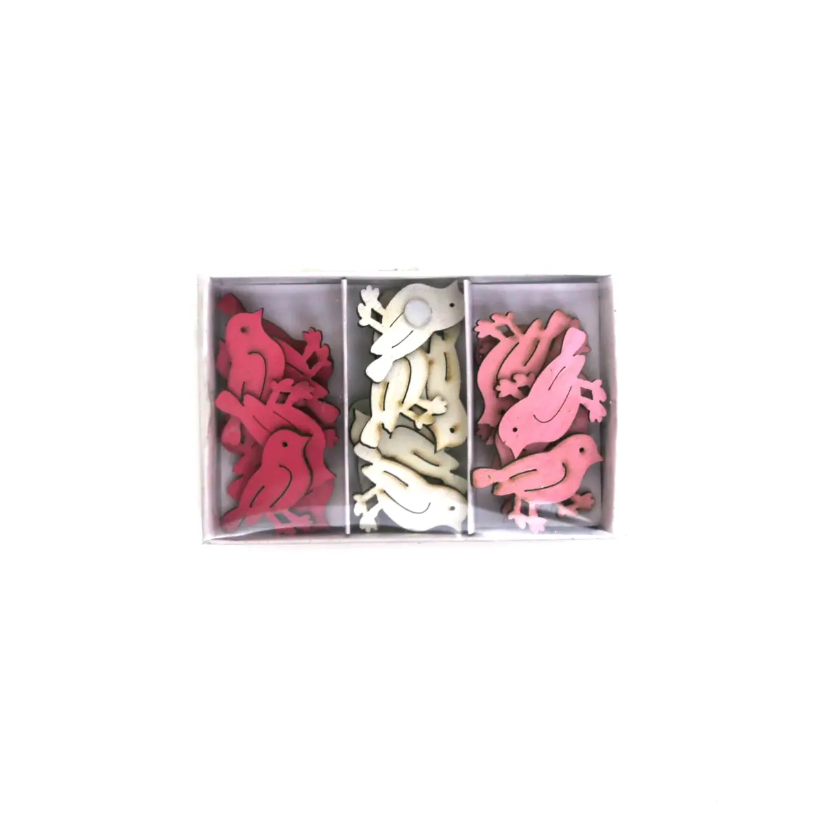 Standing Bird Wooden Motif
