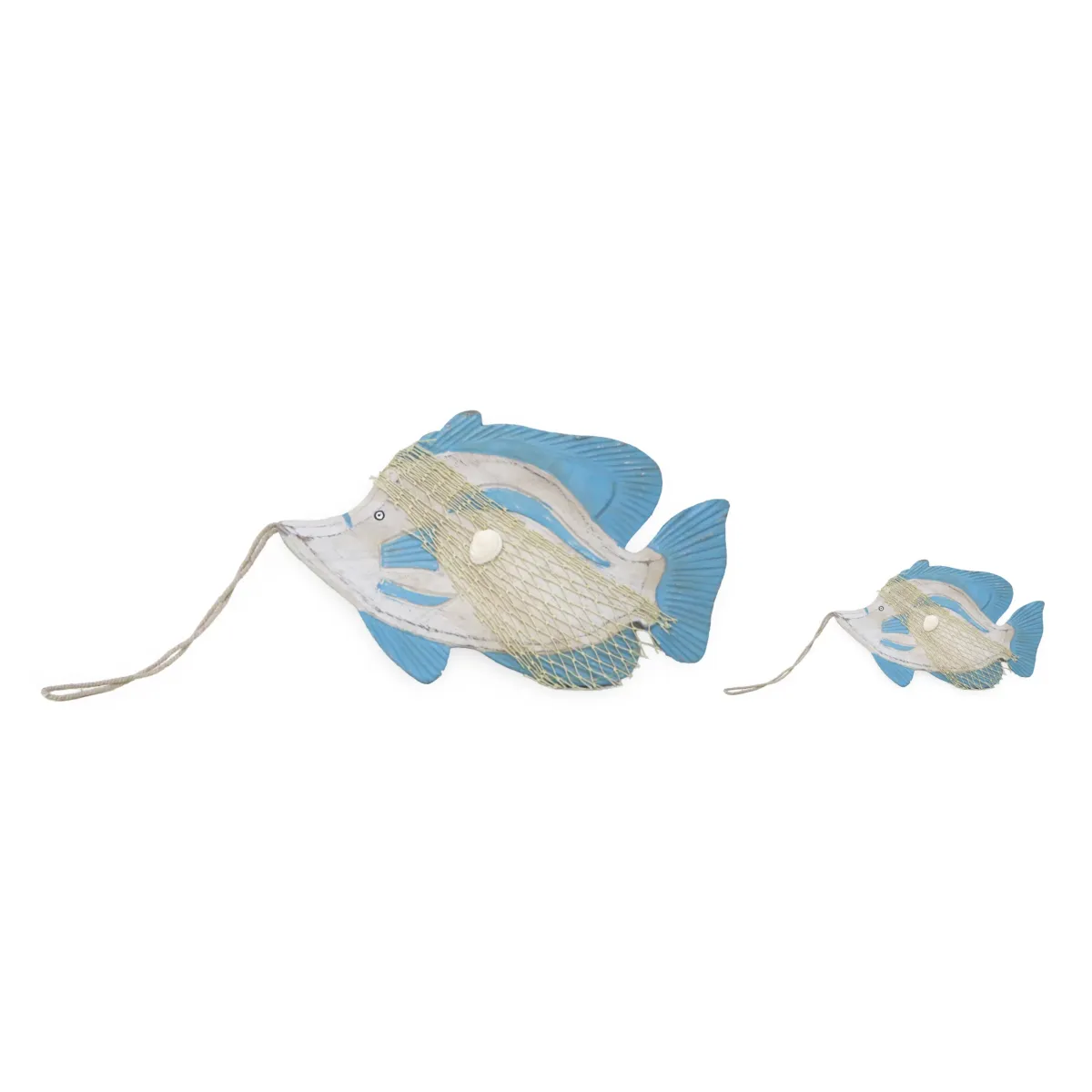 Fish With Net Wall Decoration