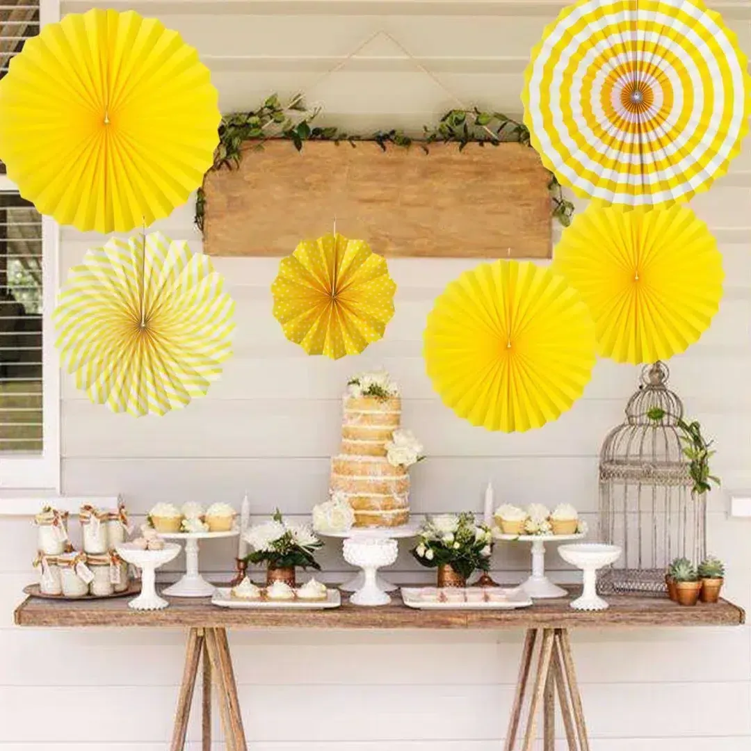 Hanging Paper Fans – Add Whimsical Charm to Any Space!