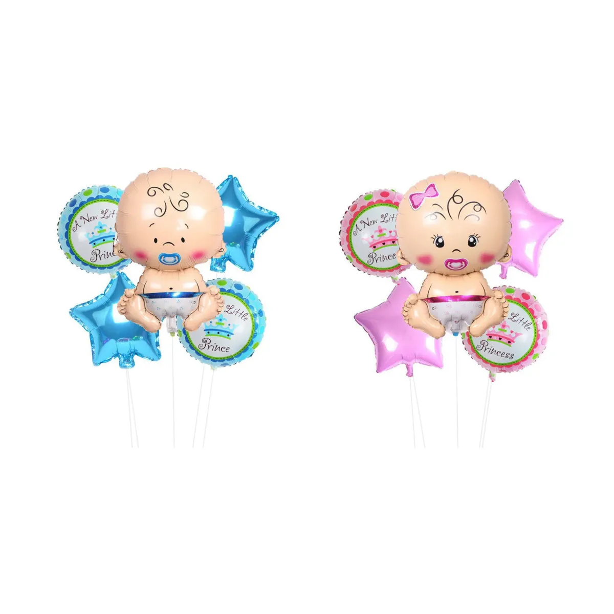 “A New Little Prince or Princess” Helium Balloon Collection – Welcome Your Royal Arrival!