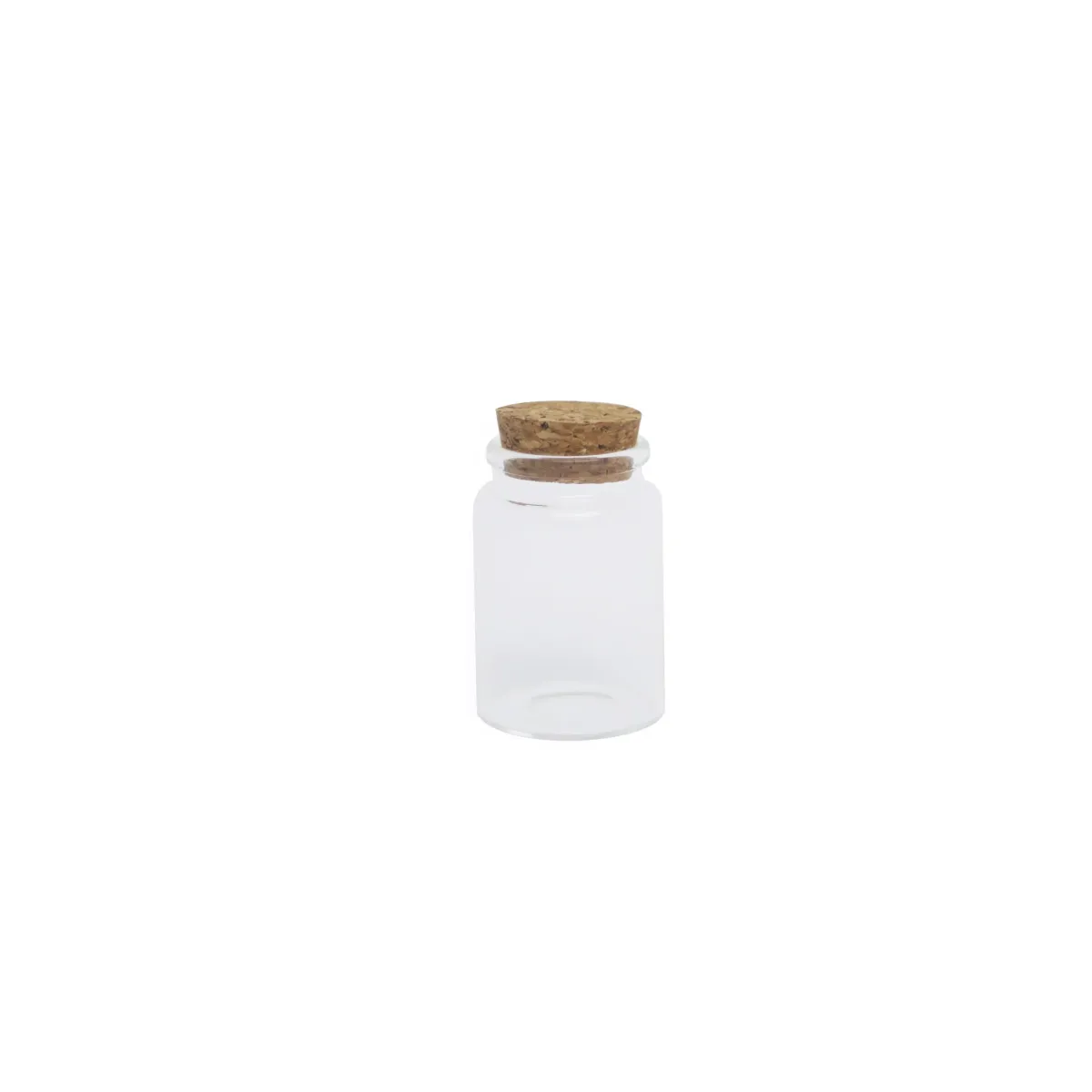 Corked Glass Jar Set