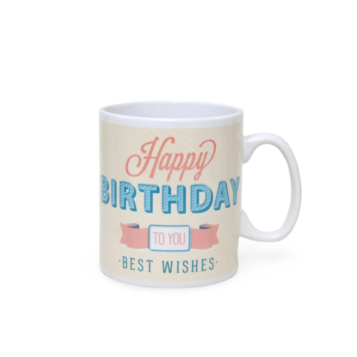 “Happy Birthday” Ceramic Mug