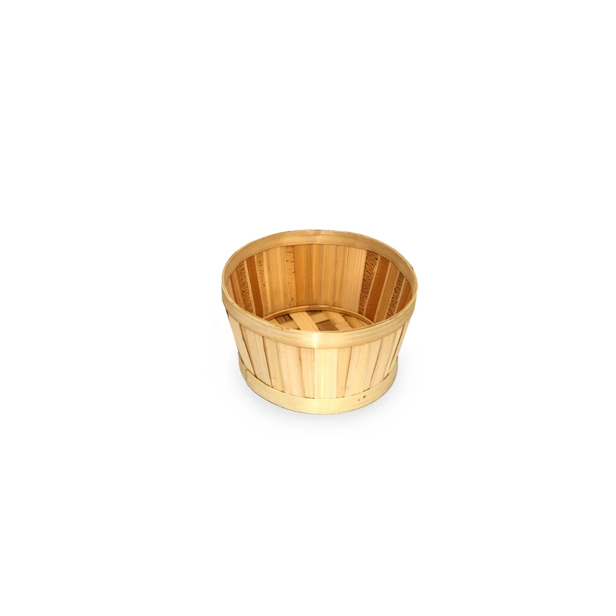 Round Natural Bamboo Basket