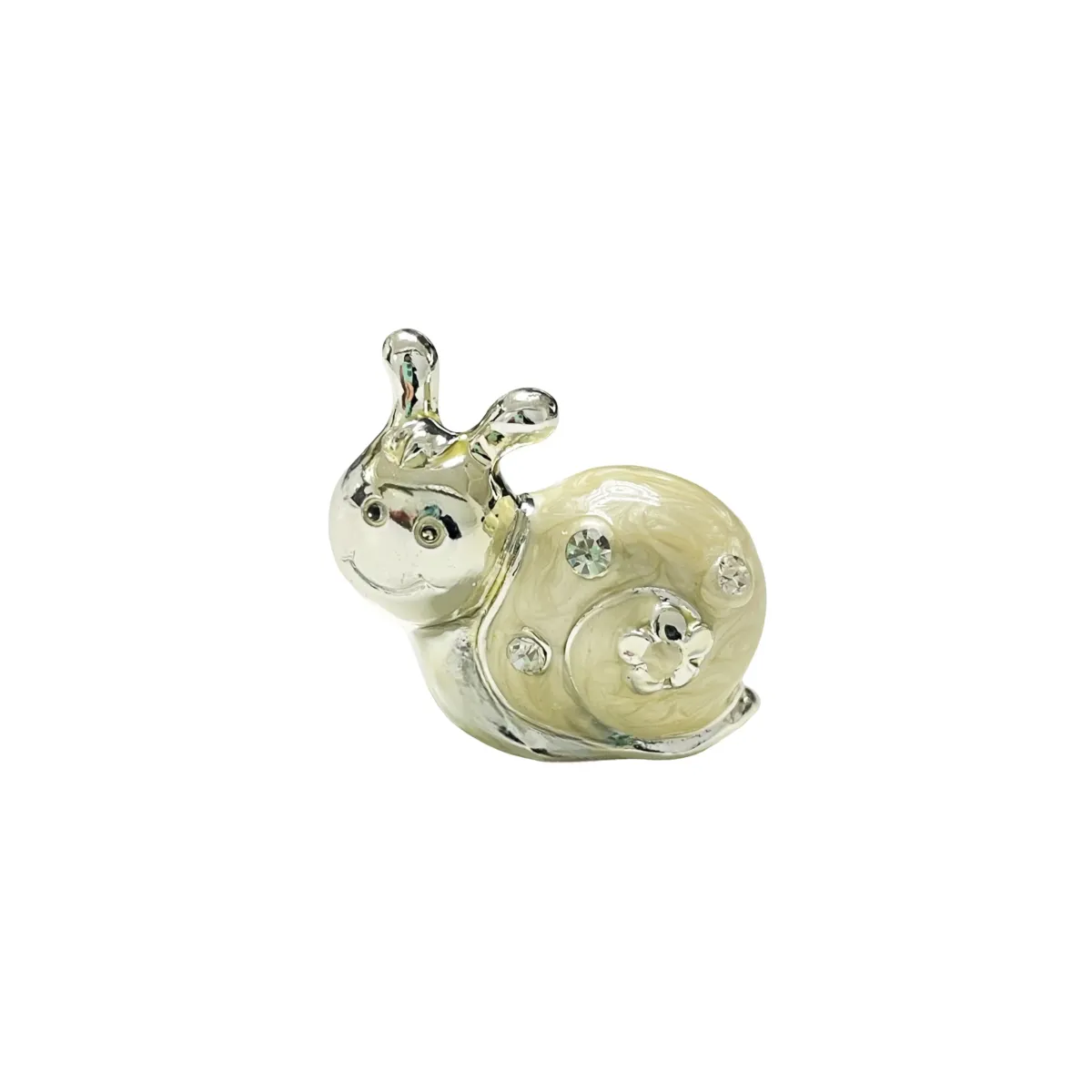 Mini Strassed Snail Motif