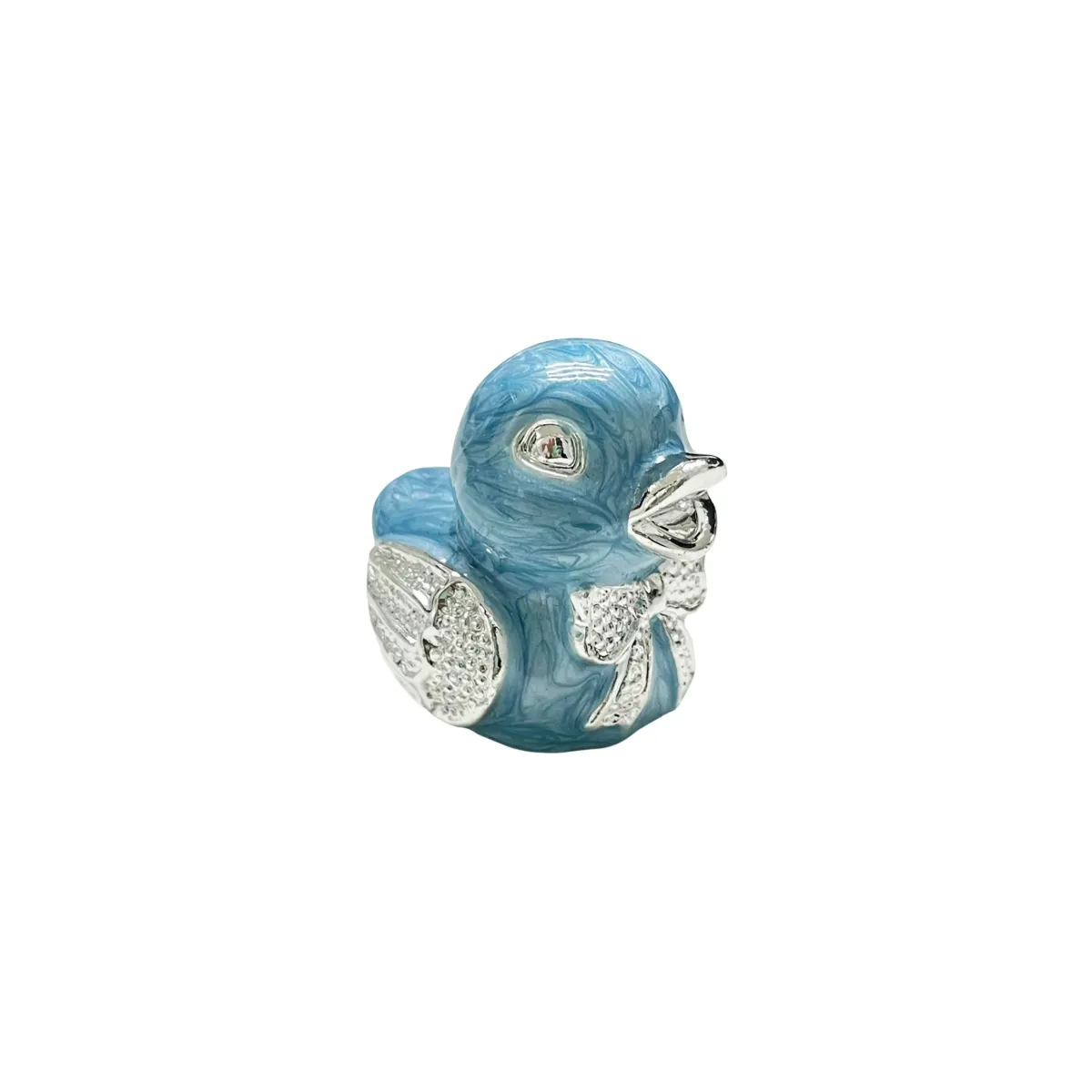 Mini Blue Duck Motif for Decorative Accents