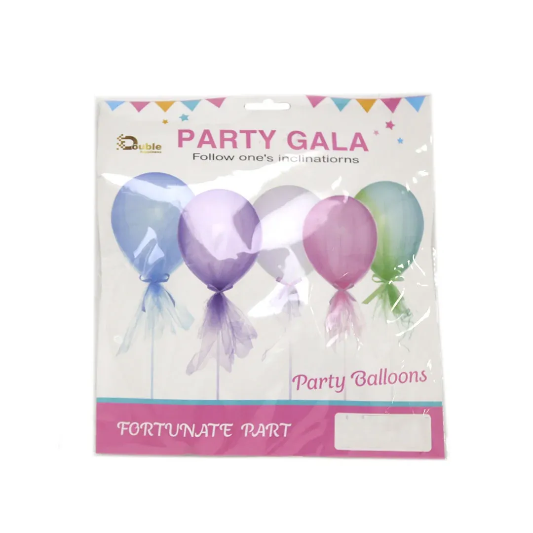 Colored Single Net Balloon – Unique Style for Your Celebrations!