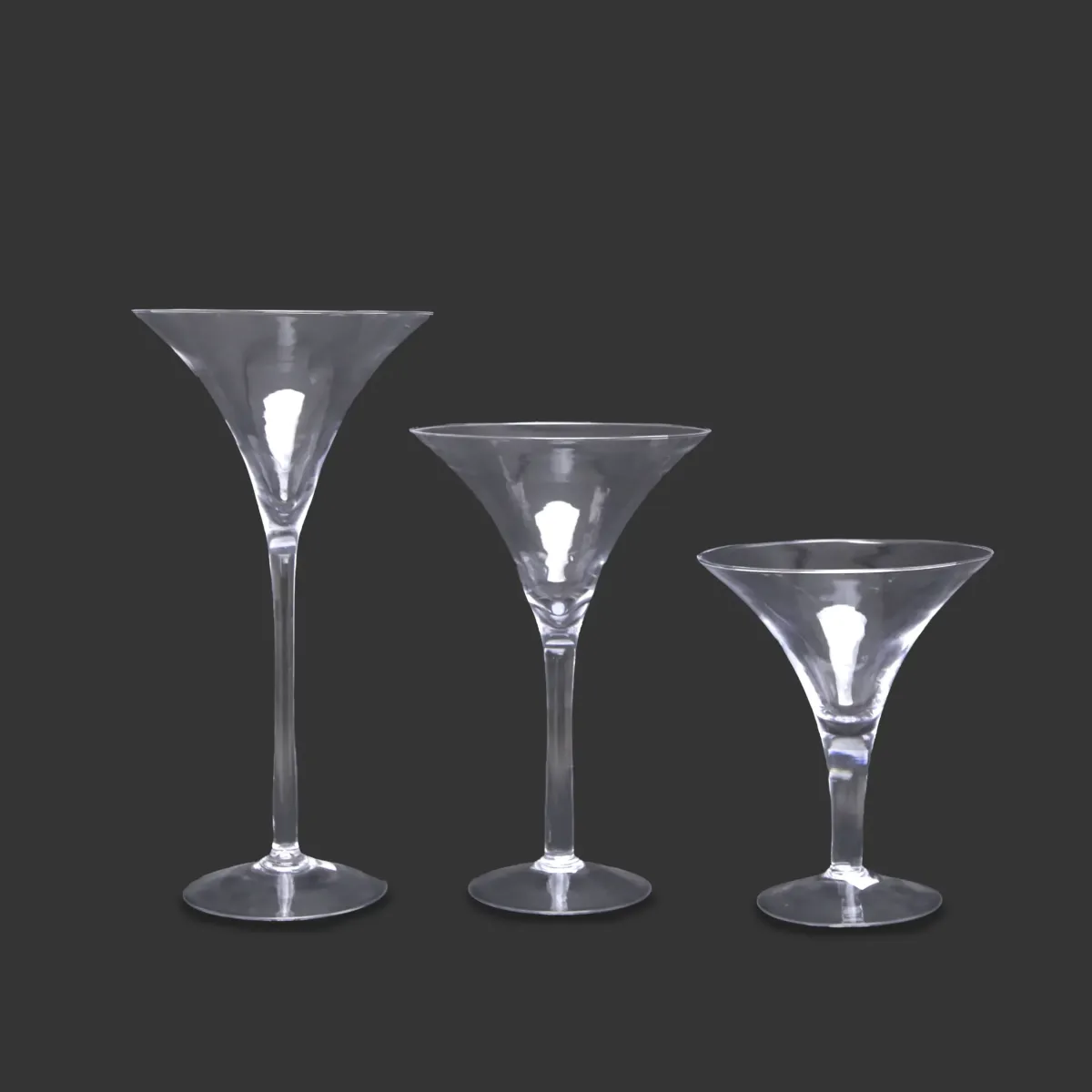 Transparent Sigma Glass Cups – Elegant Drinkware