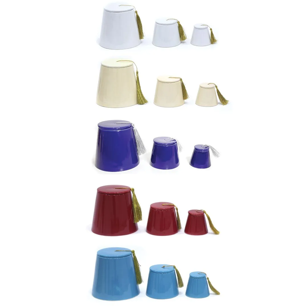 Tarboush Cannister – Elegant Islamic Decorative Storage for Ramadan & Stylish Home Accent