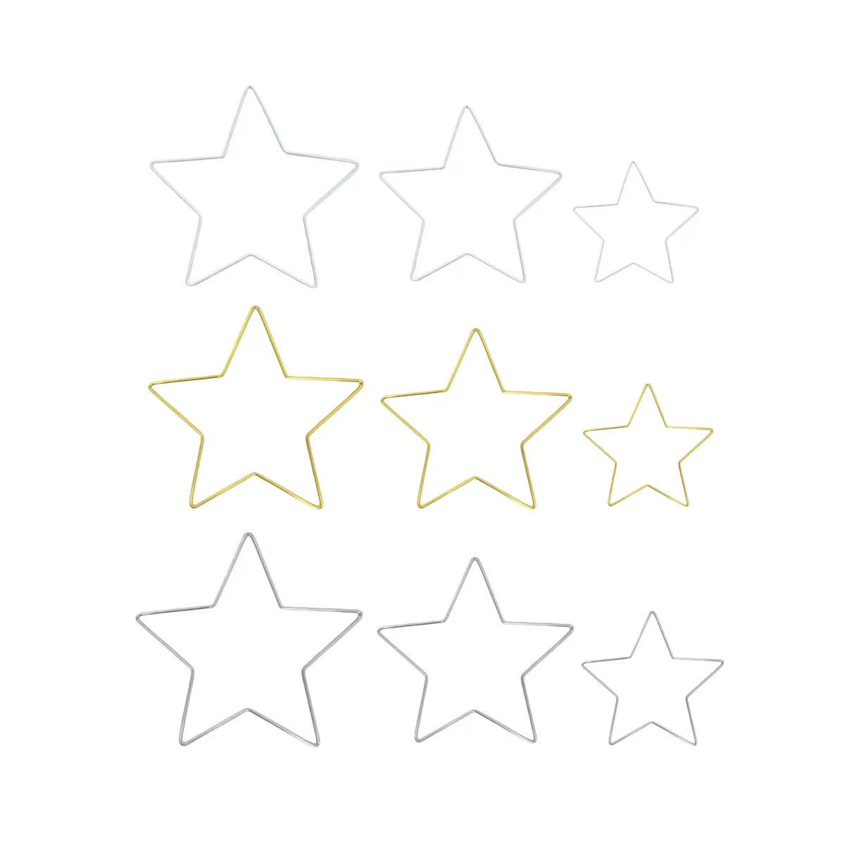 Star Metal Frame Decorative