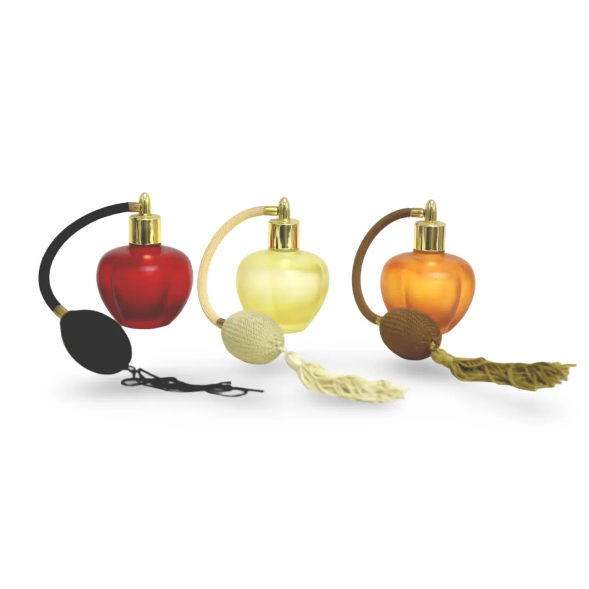Perfume Bottle With Colored Automizer