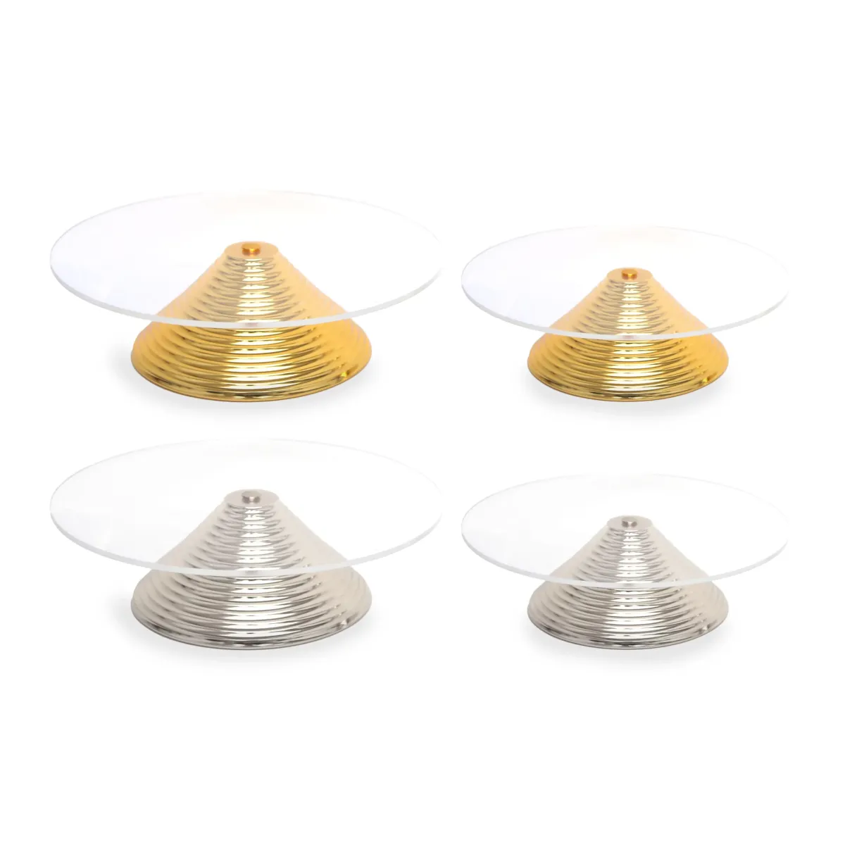 Based Plastic Top Cake Stand