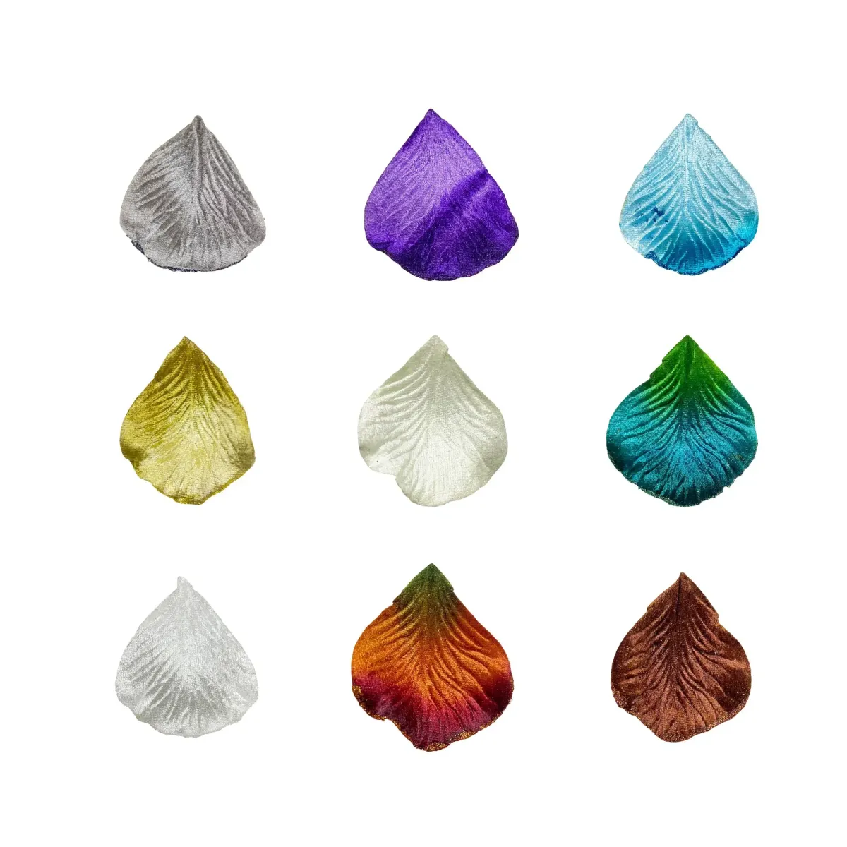 Velvet Petals Flower Motif – Decorative Applique