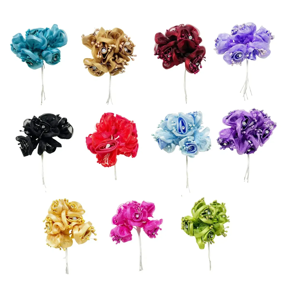 Organza & Satin Elegance Bouquet
