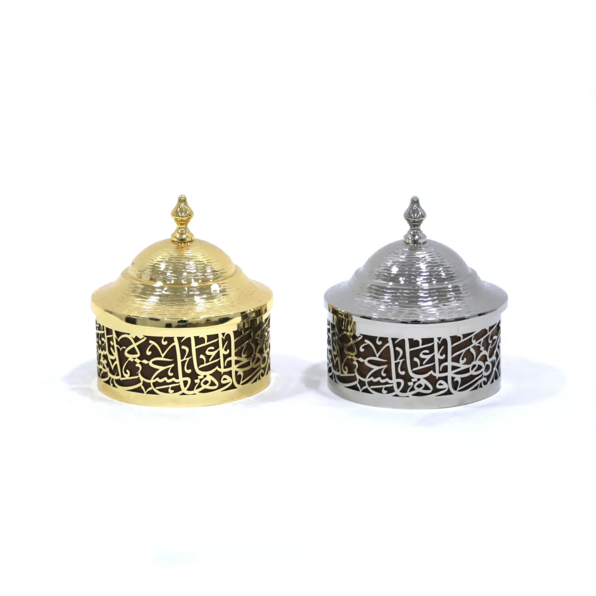 Arabic Calligraphy Serving Pot Elegant Decor