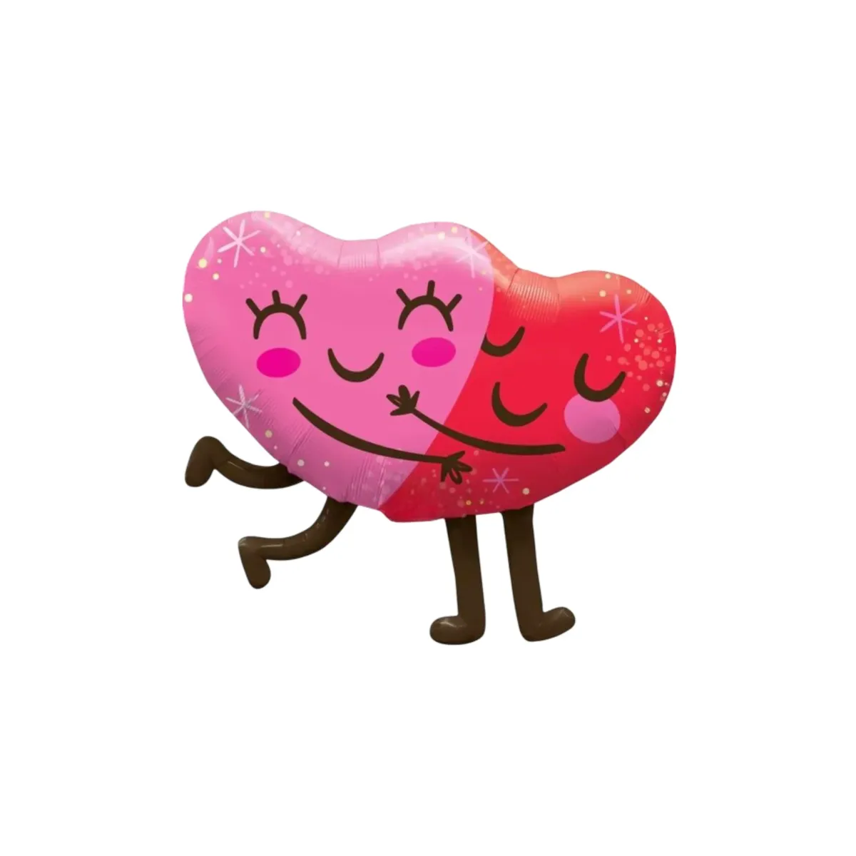 Mini Love Hug Heart Foil Balloons – Romantic Party Set