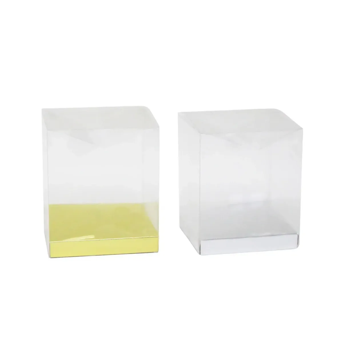 Metallic Base PVC Box for Elegant Gift Packaging