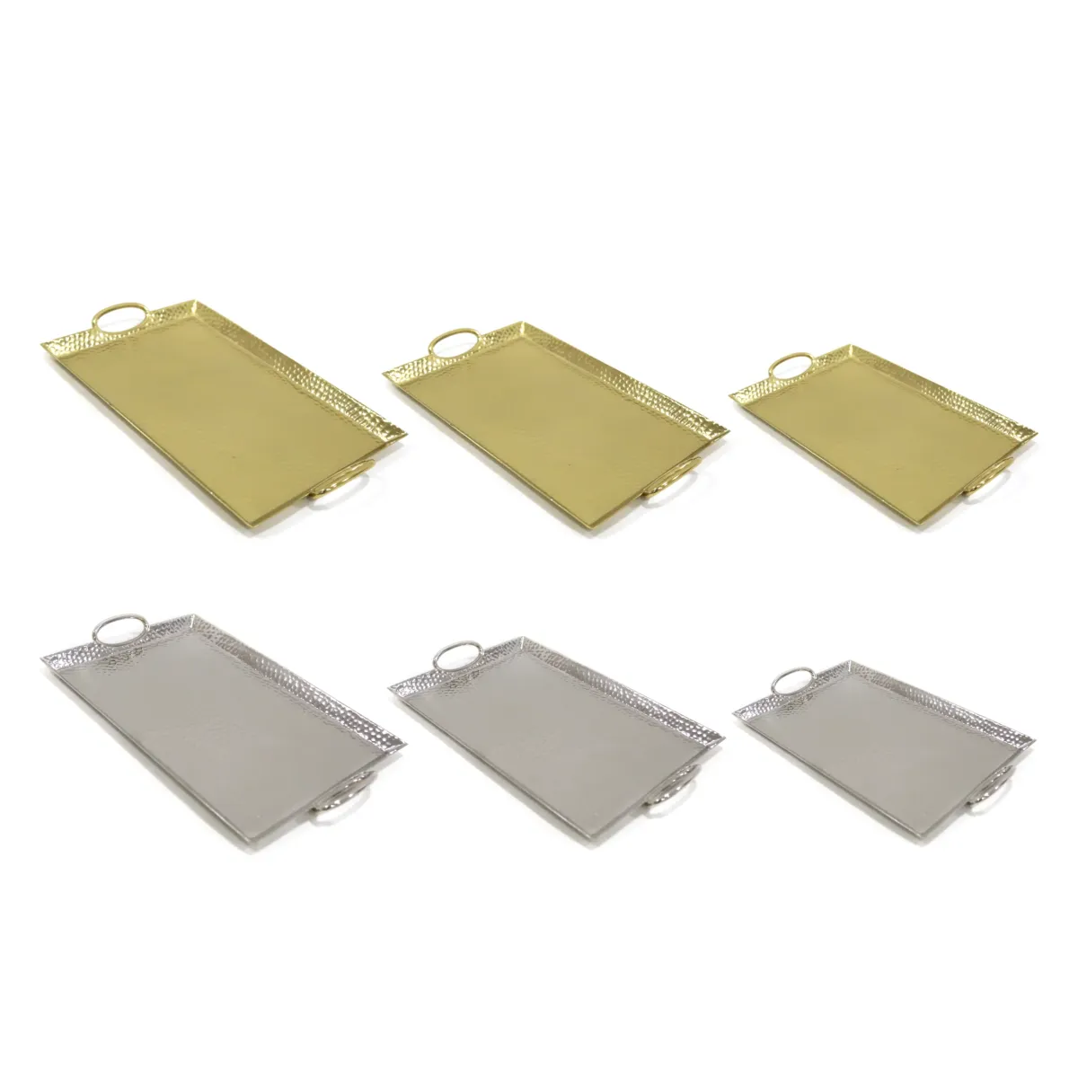 Hammered Rectangular Tray