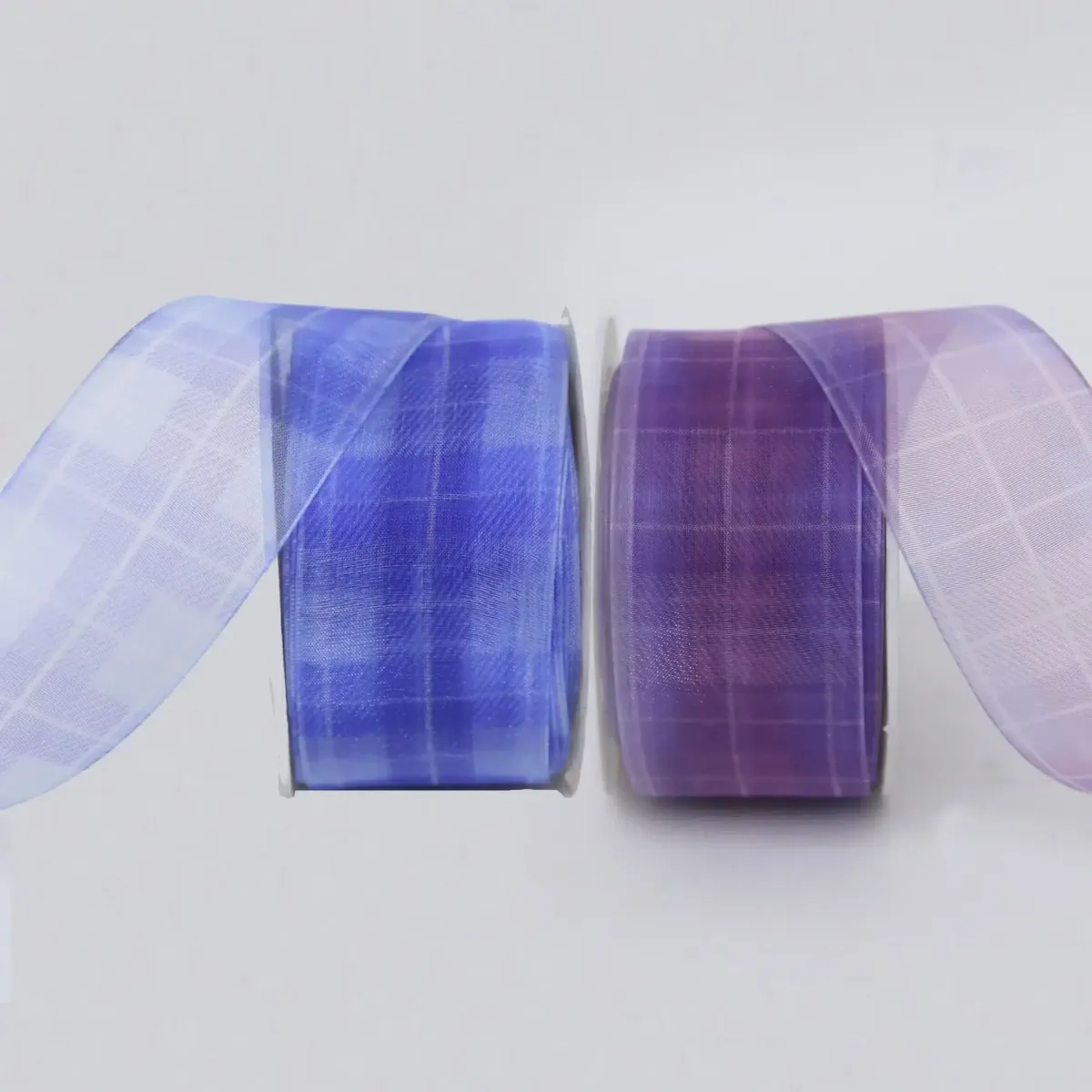 Square Pattern Organza Ribbon