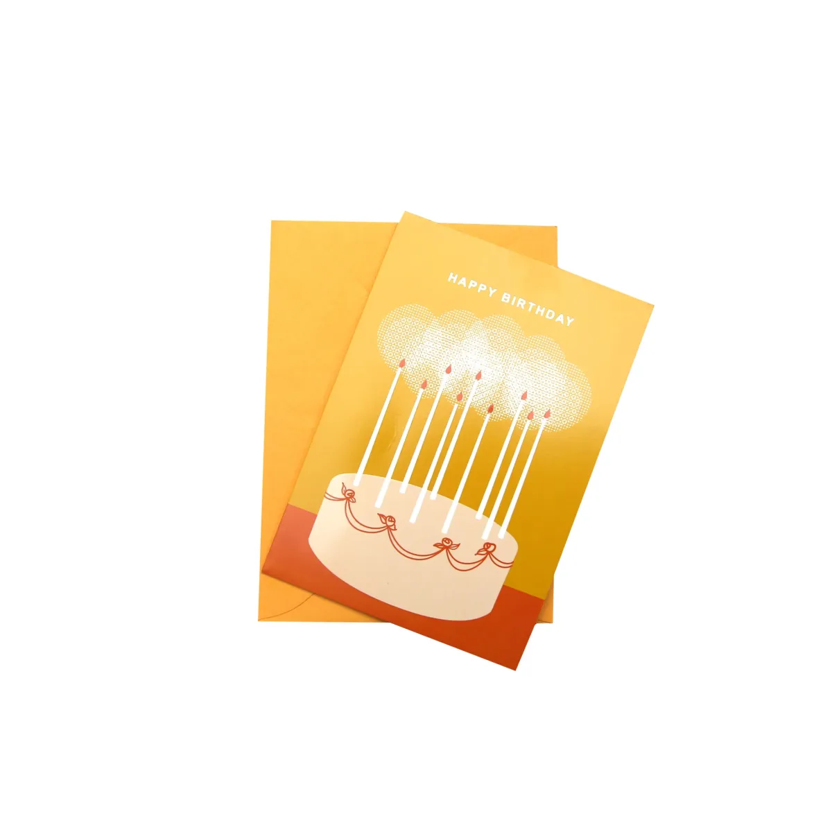 Yellow “Happy Birthday” Gift Card – Brighten Your Birthday Gifts!