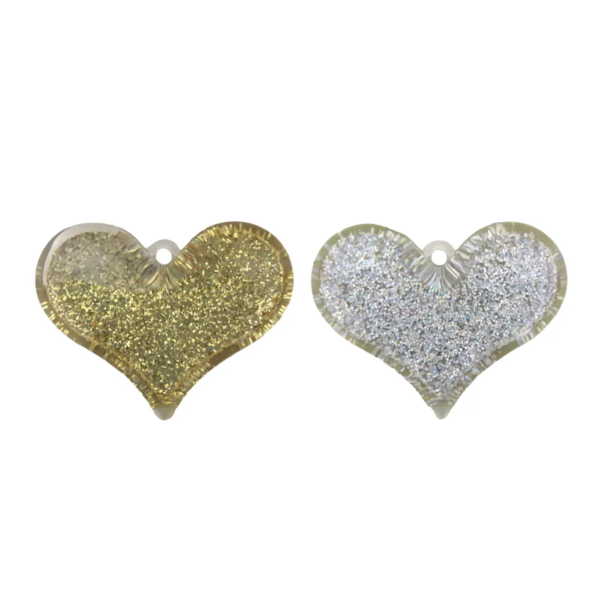 Glittered Heart Pendant – A Sparkling Symbol of Affection!