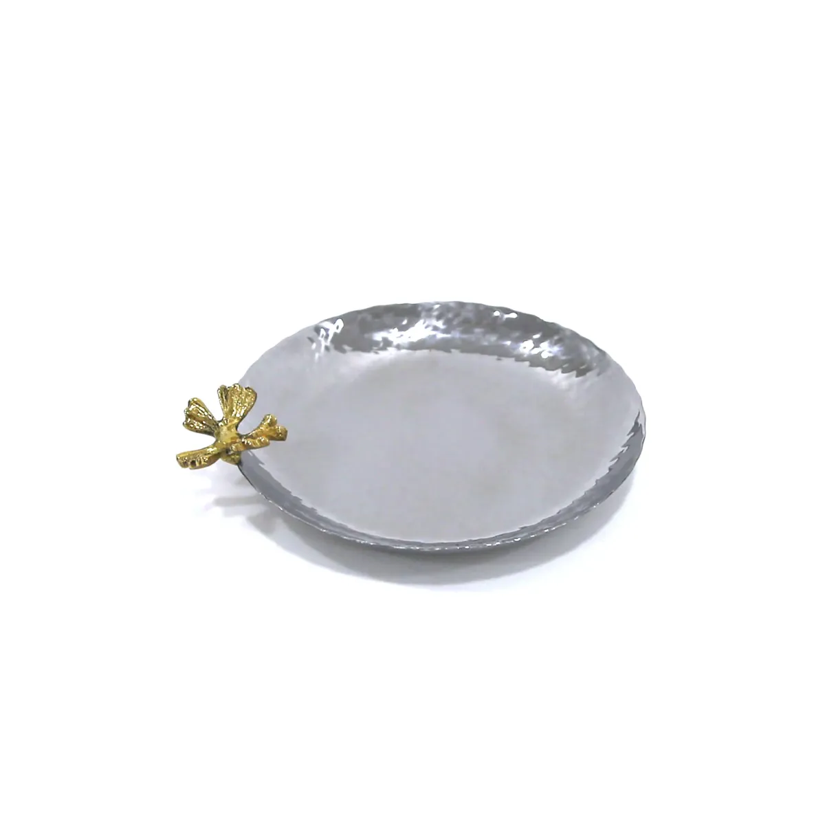 Butterfly Hammered Mini Trinket Tray