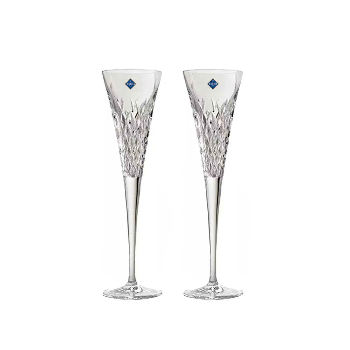Transparent Bohemia Long Crystal Goblet With Legs