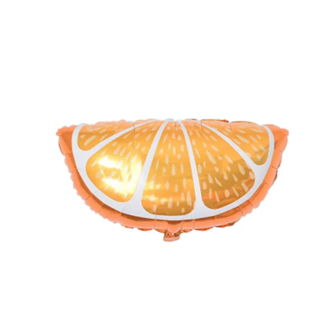 Half Orange Fruit Foil Balloon – A Juicy Slice of Fun for Your Celebration!