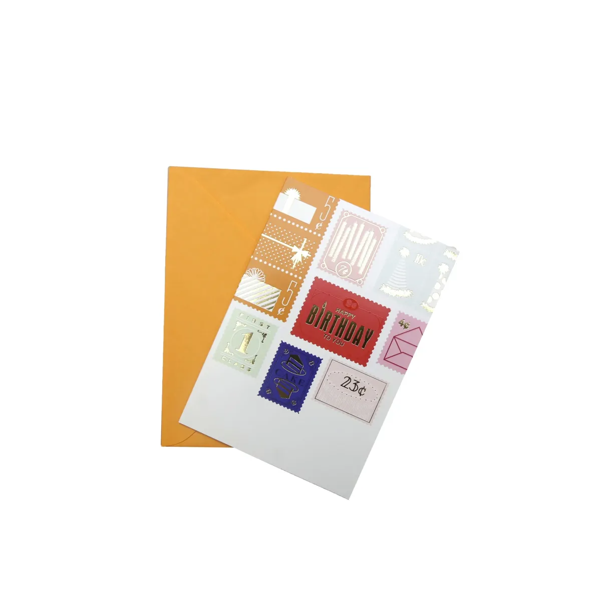 Colored “Happy Birthday” Gift Card – Make Every Gift Extra Special!