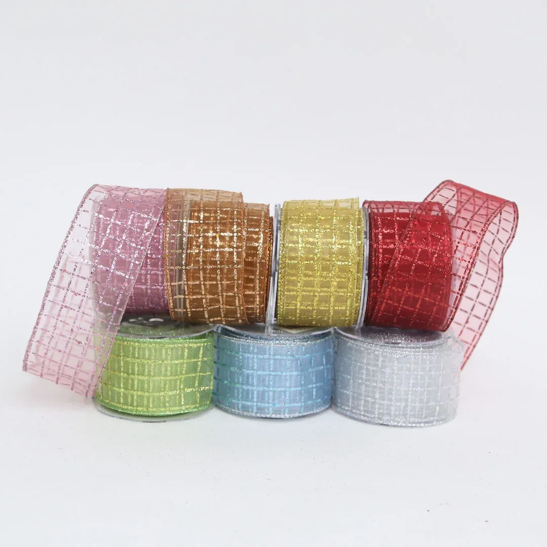 Transparent Cubic Pattern Organza Pattern