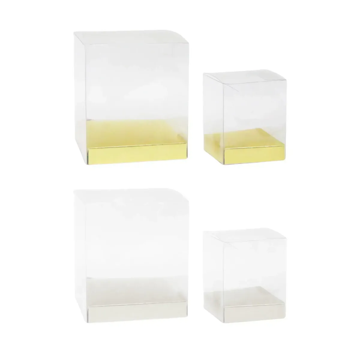 Metallic Base PVC Box for Premium Gift Packaging