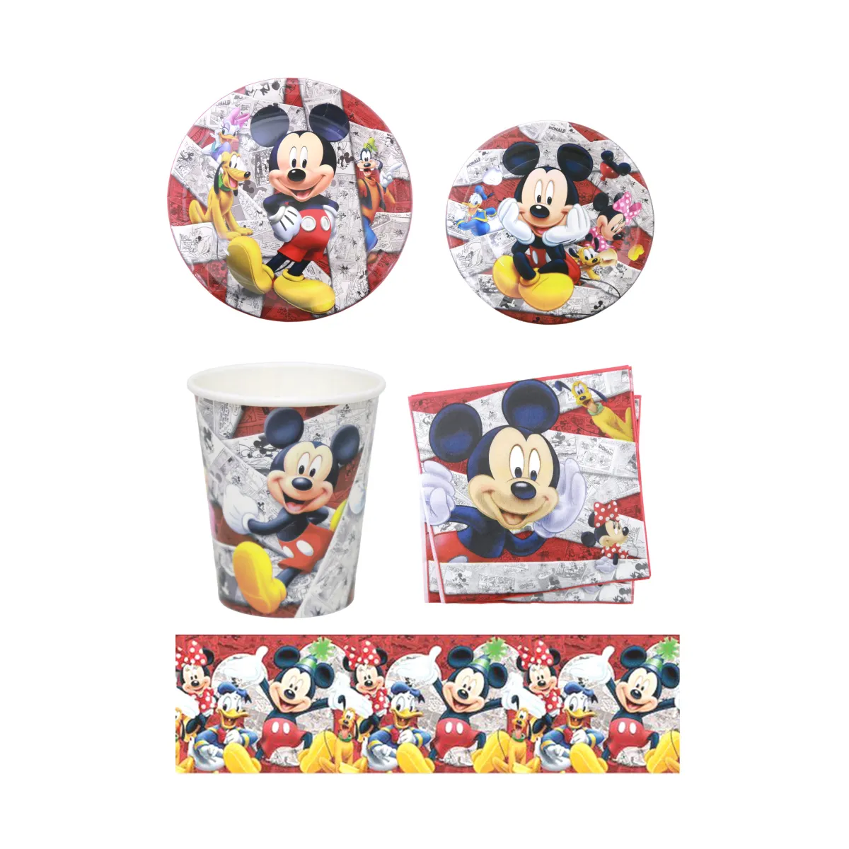 Mickey Mouse Cutlery Set – Kids Party Tableware